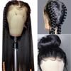 Front lace wig, European and American women's lace long, any face-shaped wig, one piece in stock for women.