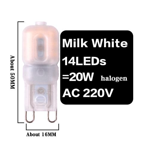 10pcs G9 G4 LED Lamp 3W 5W AC12V AC220V LED Bulbs SMD 2835 LED G9 Light Replace 30/50W Halogen Lamp Light For Home Useful