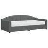 VidaXL Daybed with Mattress Dark Grey 90x200 Cm Fabric 3197513