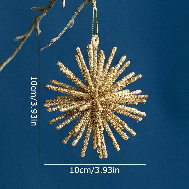 

1PC Ornament Creative Explosion Star DIY-Friendly Acrylic Craftable Christmas Silver-Glitzy Decoration Decorative