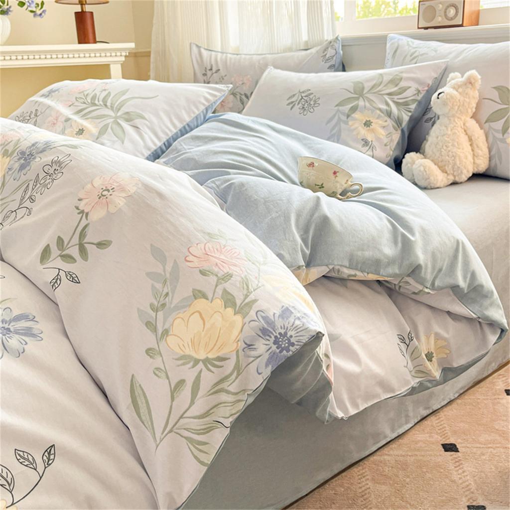Rural Style Cotton Small Fresh Floral Print Three/four Piece Set [multiple Options]