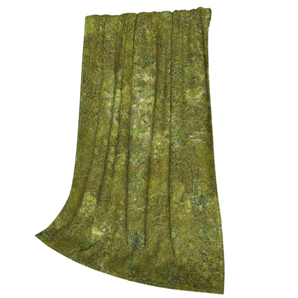 Grass Battlemat 36x36 Blankets Soft Warm Flannel Throw Blanket Cover for Bed Living room Picnic Travel Home Couch