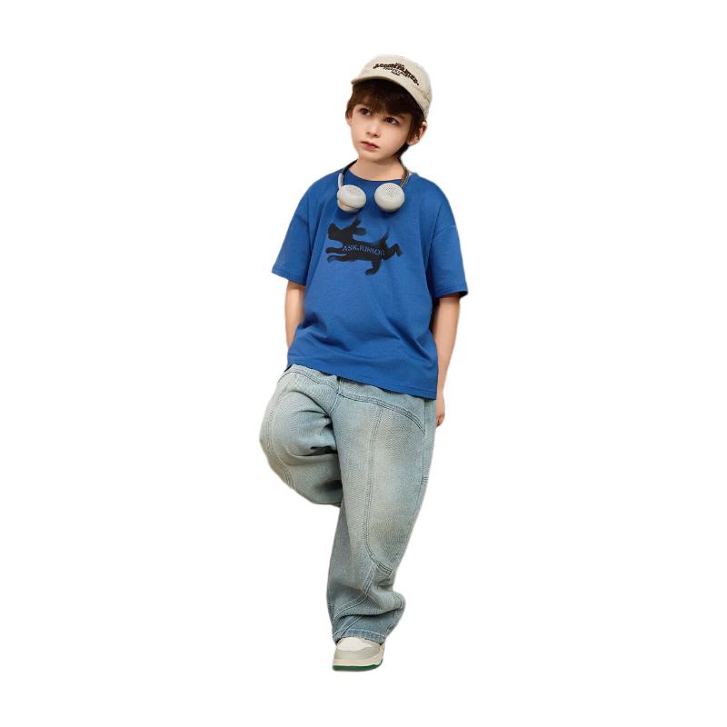 ASK JUNIOR Boys  Short Sleeve T-Shirt 120