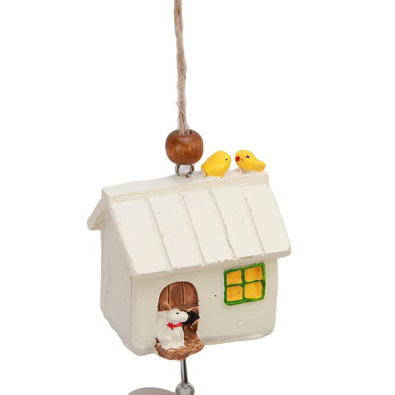 Hausgarten-Ornamente, Vogelhaus, Käfig, Heimdekoration, Windspiele, Baby-Kind-Geschenk, pastorale hängende Heimdekoration PC877384