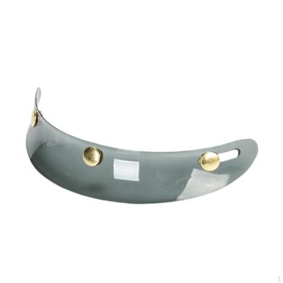 Helmet Peak Shield Direct Replace Protector for 3/4 Open Face Helmets