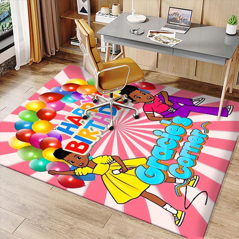 Gracie's Corner1 Printed Absorbent Washable Carpet, Non-Slip Bathroom Mats, Kitchen Rugs, Yoga Mat,Living Room Entrance, Camping Picnic Rugs