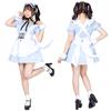 Clearstone Lyrical Palette Cosplay Halloween Gingham Cat Maid Women's Blue