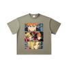 260 GSM Double Yarn 32 Count 100% Cotton Haikyu V9 Dumpster Battle Print Unisex Heavy Cotton T Shirt… More