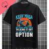 T-shirt Graphique Drôle Eat Sleep Krav Maga Repeat 100% Coton Manches Courtes T-shirt Décontracté Pour Entraînement Arts Martiaux Tenue de Sport