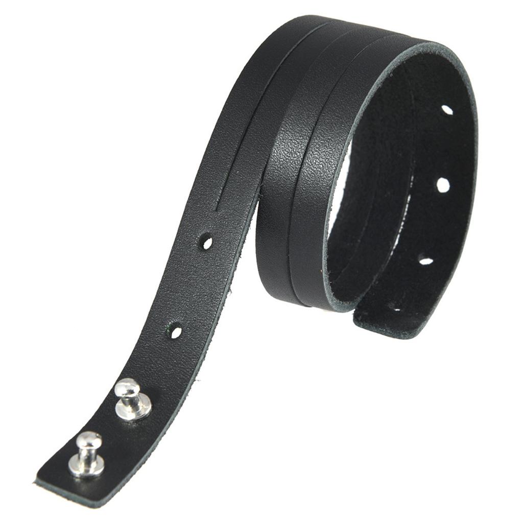 Adjustable Vintage Leather Leather Bracelet for Men and Women With Alloy Clasp Length Portable Jewelry