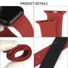 Silicone Loop Watchband 42mm 38mm 40mm 44mm Belt Bracelet Sport Wristband Replacement Watch Strap for Watches SE 6 5 4 3 2 1