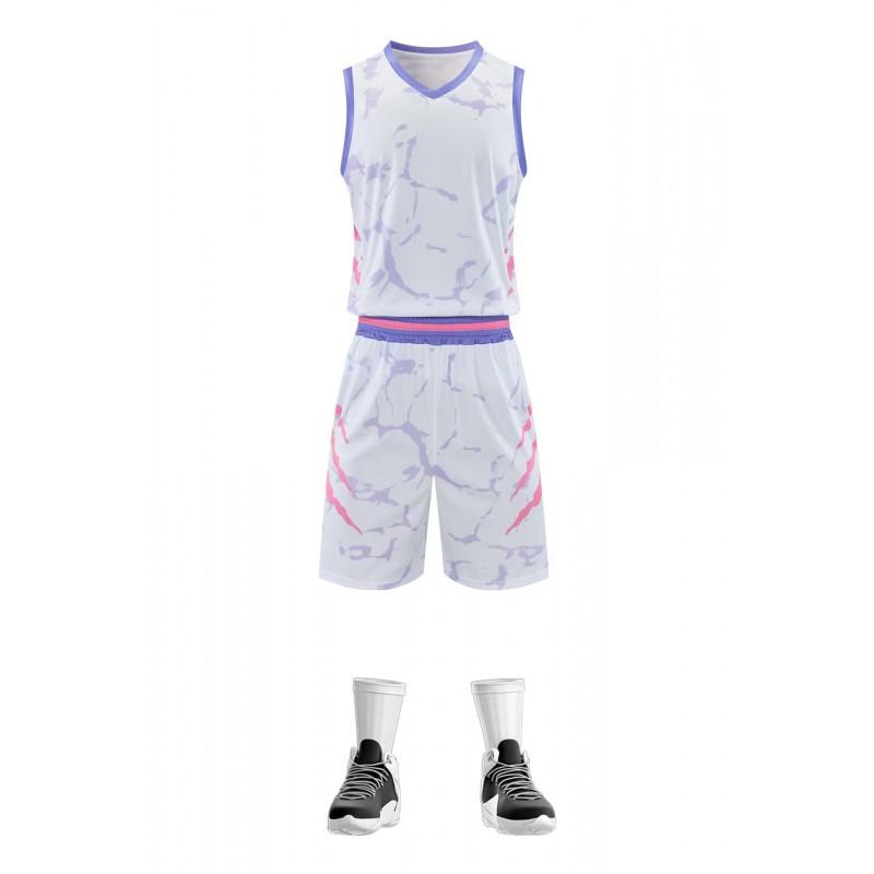 Custom Basketball Jersey Set Men Women Team Sports Uniforms Breathable Cotton Short Sleeve Performance Wear