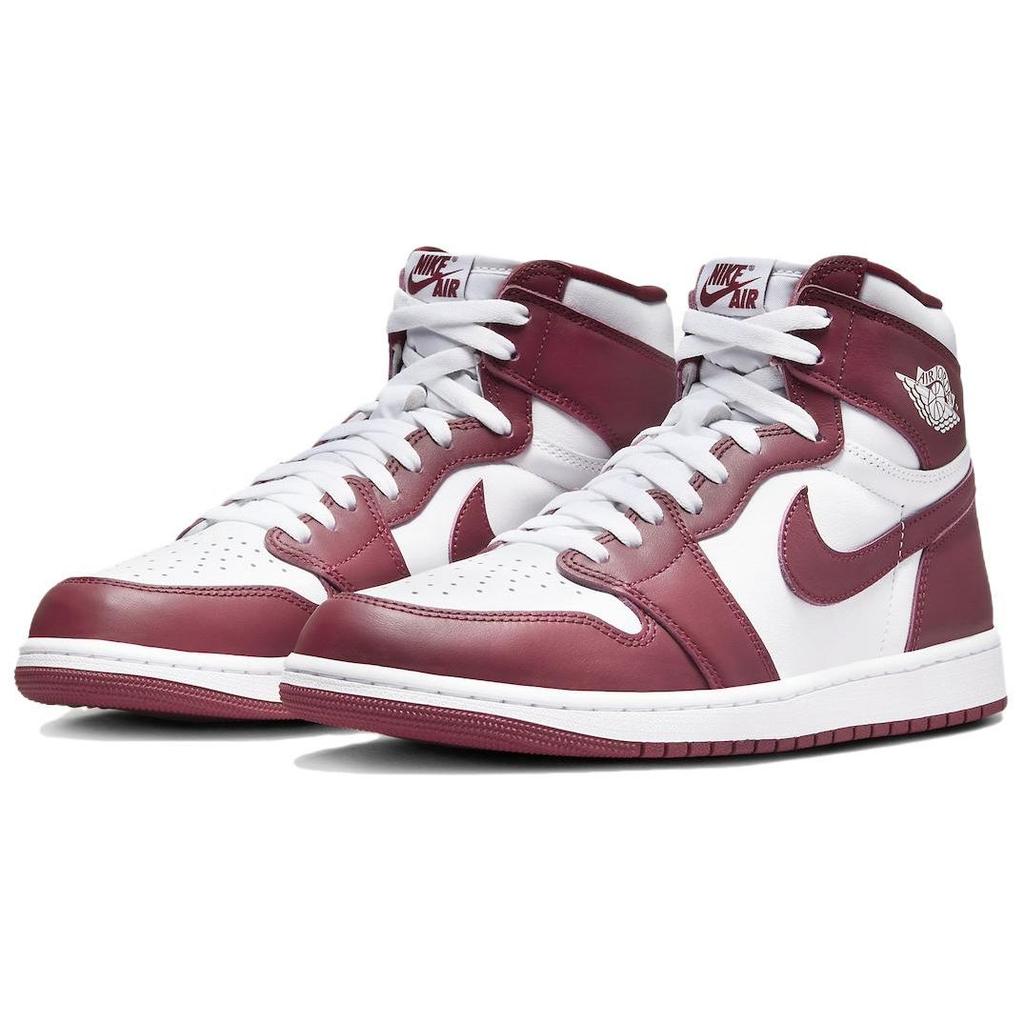 Air Jordan 1 Retro High OG Artisanal Red Unisex Sneakers White Team-Red DZ5485-160
