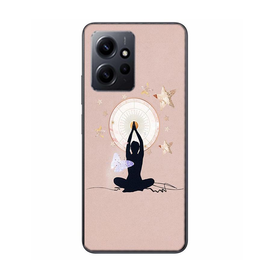 Hot Sell Yoga Namaste Phone Case For Redmi 12 13C 12C 15C 9 10 10C Note 13 Pro Plus 14 15 Pro 9T 9C 9A TPU Soft Cover Clear Cell