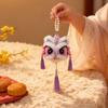Peluche Lanterna Danza del Leone Luminosa - Ornamento da Appendere per Bambini Capodanno