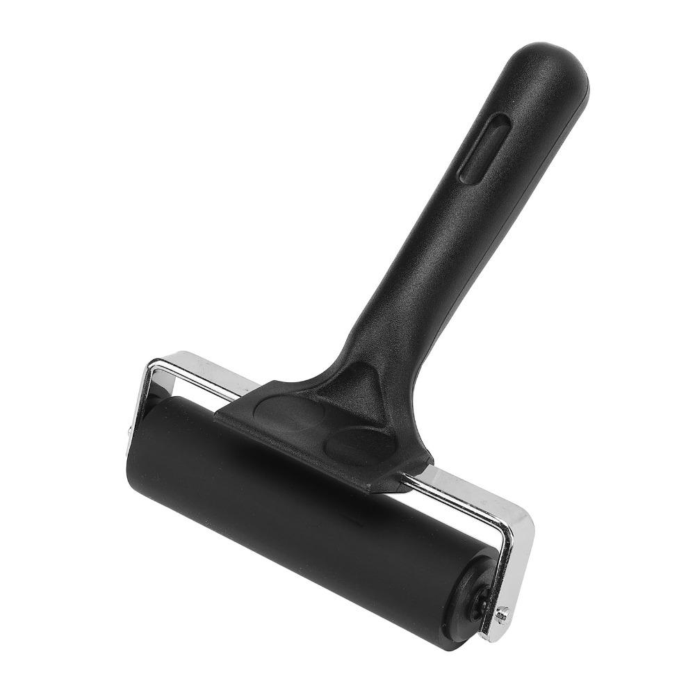 2pcs Hard Rubber Rubber Brayer Roller 4 Inch Printmaking Roller Press Roller Tool For Printmaking
