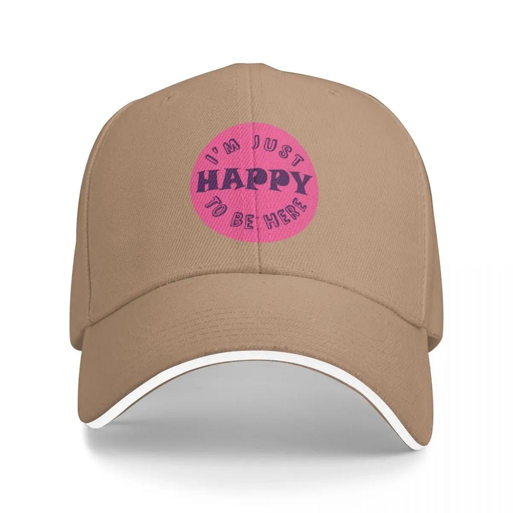 Im Just Happy To Be Here Baseball Cap Horse Hat Military Tactical  Boy Child Womens