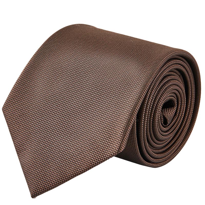 PAI LUO MENG Мужской деловой однотонный галстук в подарочной упаковке Arrowhead Tie