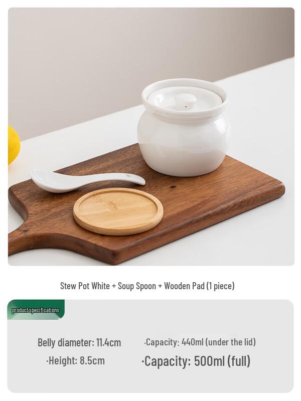 Extra-Thick Ceramic Egg Steamer & Soup Pot