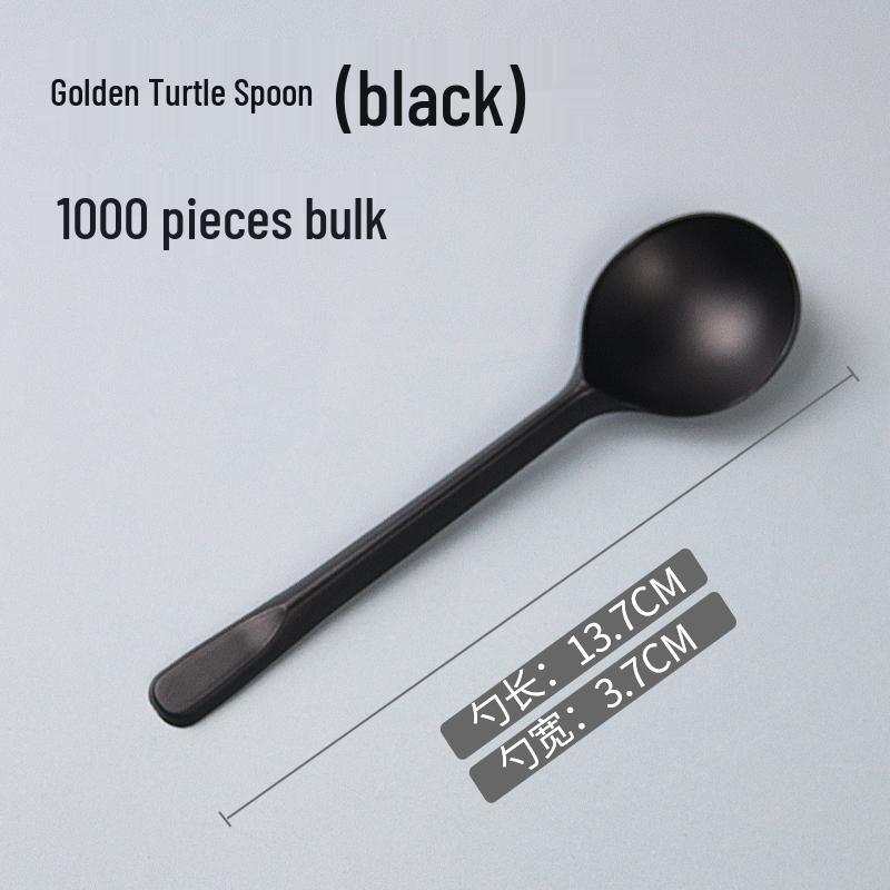 Individually Wrapped Thickened Plastic Disposable Soup & Dessert Spoon