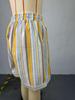 European & American Women's Striped Short-Sleeve Shirt & High-Waisted Shorts Set - Summer 2026 Collection