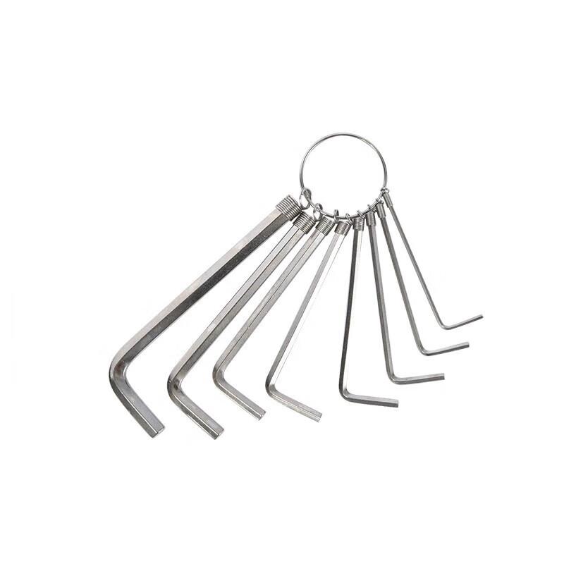 Deli 8-Piece Flat Head Hex Key Set