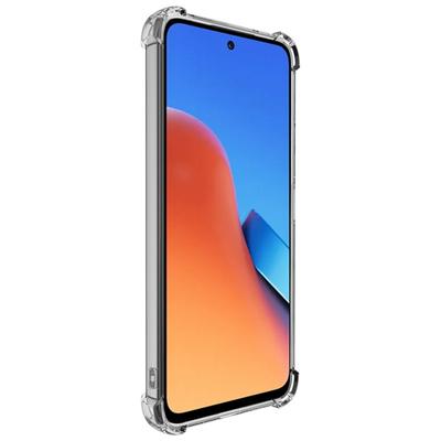 IMAK UX-4 Serie Für Xiaomi Redmi 12 4G Hülle Gerader Rahmen Vier Ecken Stoßfest Transparentes TPU Cover