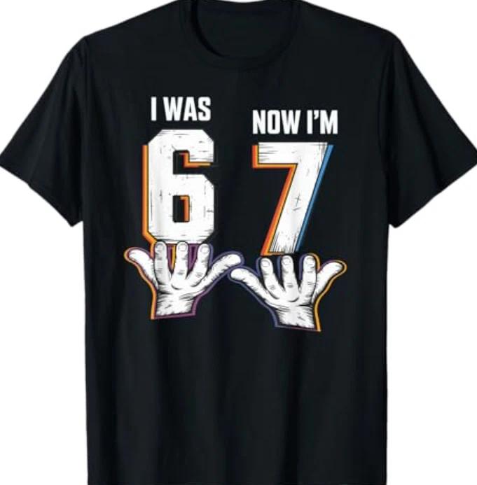 67 7th Birthday I was 6 Now I m 7 T-Shirt XL