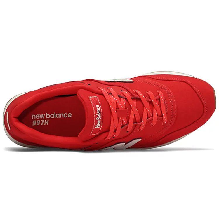 New Balance Nb 997 Comfortable Versatile Leather Shock Absorbing Durable Breathable Low Top Casual Running Shoes Unisex Sneaker Red CM997HDC