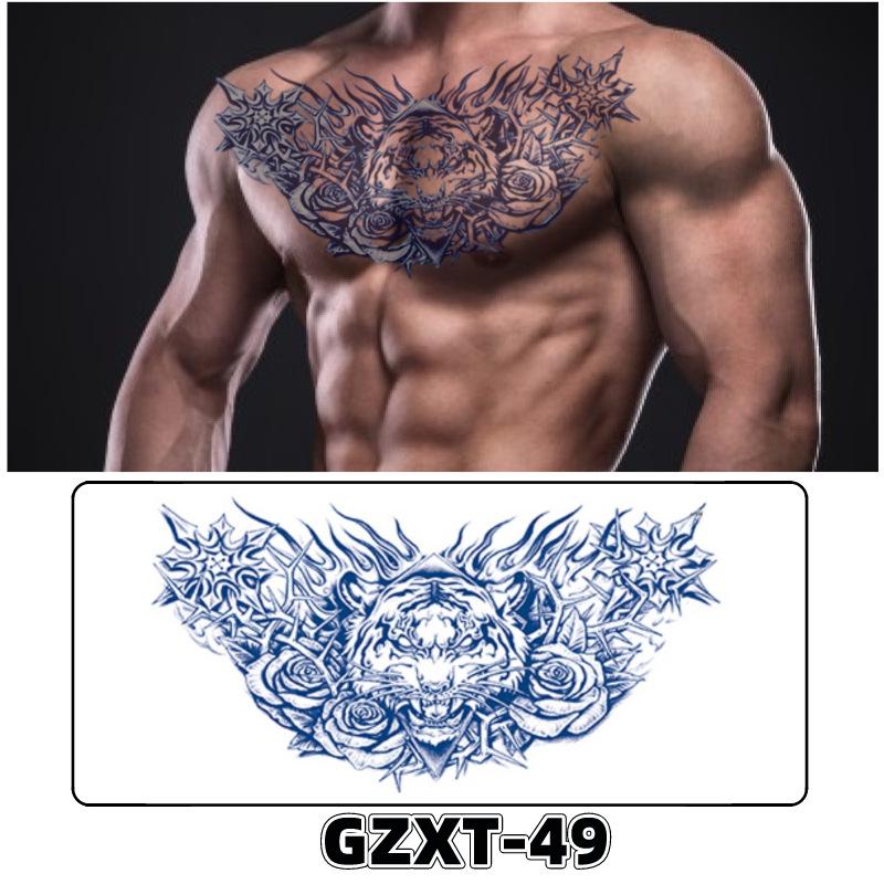 Waterproof Herbal Semi-Permanent Flower & Wings Sleeve Tattoo Sticker