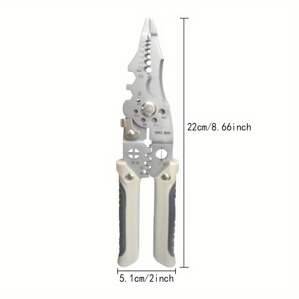 1Pcs Adjustable Wire Stripper Flat Wire Stripping Tool Wire Stripping Pliers  Electrician Pliers