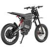 Bibuff GT600 Elektrisches Offroad-Fahrrad 7500W Spitzenmotor 19" Reifen Elektrisches Mountainbike 72V 30Ah Hydraulische Bremsen Höchstgeschwindigkeit 80 km/h Grau