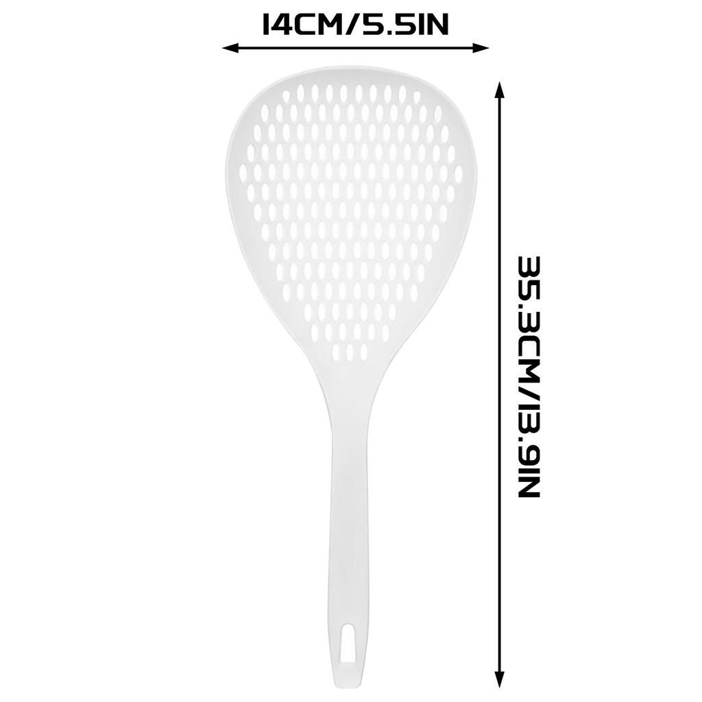 Household High Temperature Resistant Large Colander Kitchen Long Handle Non- Fishing Spoon