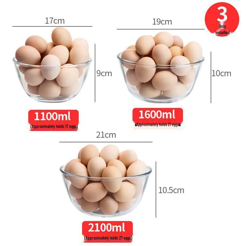 High-Temperature Glass Mixing Bowl