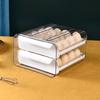 Transparent Egg Storage Box Plastic Kitchen Organizer Rack Sealed Kitchen Egg Box  Kitchen Storage