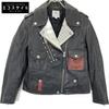 × Disney Black 000 2015 Studded Double Rider Jacket Jacket 2 blackUsed
