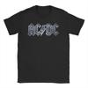 AC Rock Music DC  T Shirts Men Women Pure Cotton Awesome T-Shirt Round Neck Heavy Metal Tees Short Sleeve Clothes Plus Size