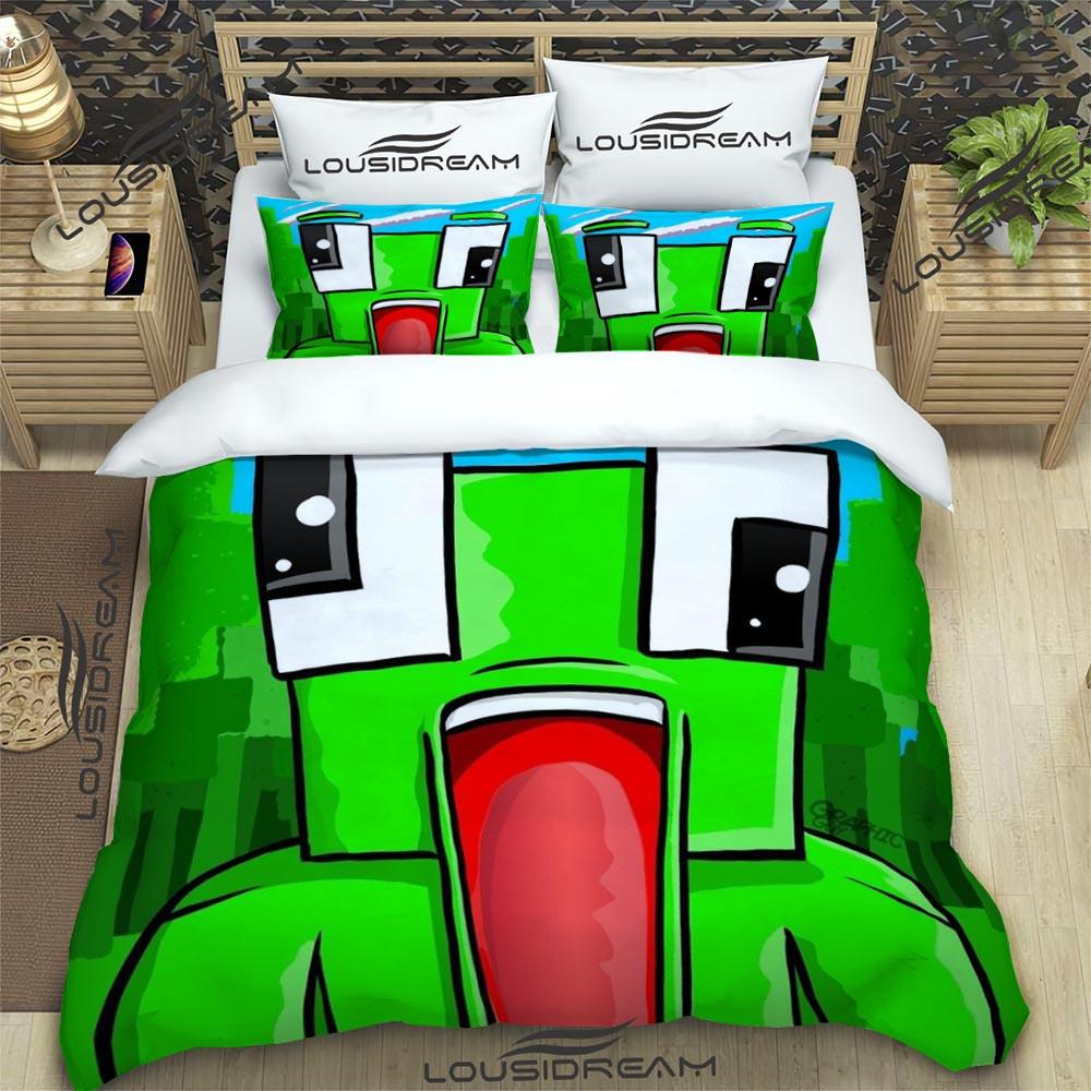 Cartoon Funny Play Unspeak.able Bedding Set Bedroom Soft Bedspreads for Bed Comefortable Duvet Cover Quilt and Pillowcase