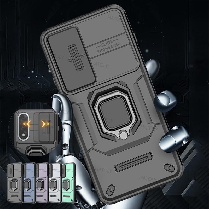 For OnePlus Nord 5 Case Slide Camera Len Cases OnePlus Nord 5 Cover Bumper Shockproof Armor PC Phone Back Cover OnePlus Nord 5