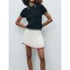 Za2025 Spring New Women's Clothing Elegant Slim Looking All-Match Small Pleated Mid Waist Mini Skirt 5427408 251