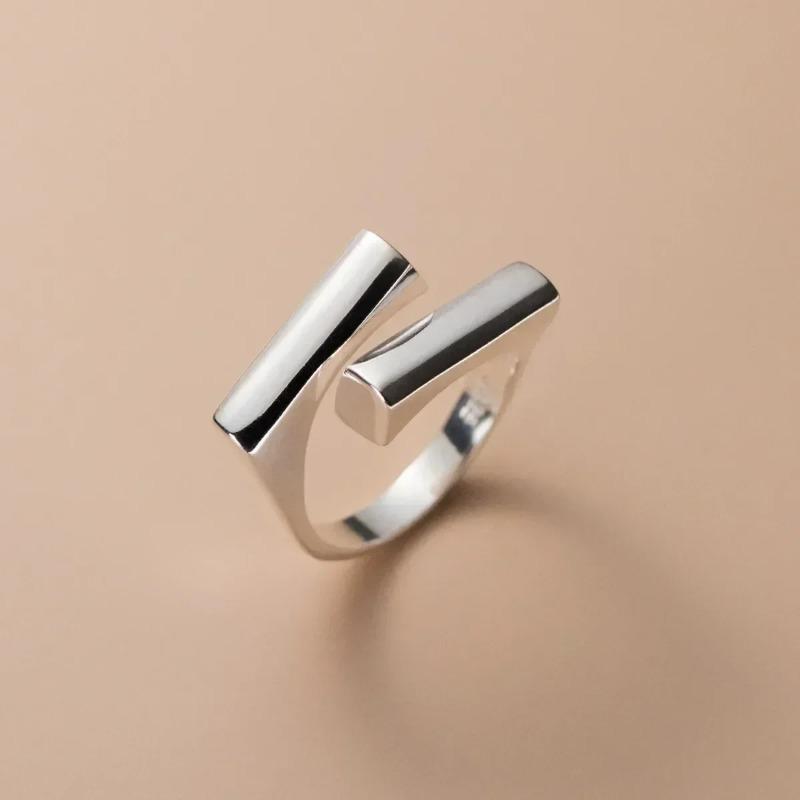 New Design Rings for Women Geometric Irregular Adjustable Opening Finger Ring Luxury Jewelry Gifts Party Accessories Ring