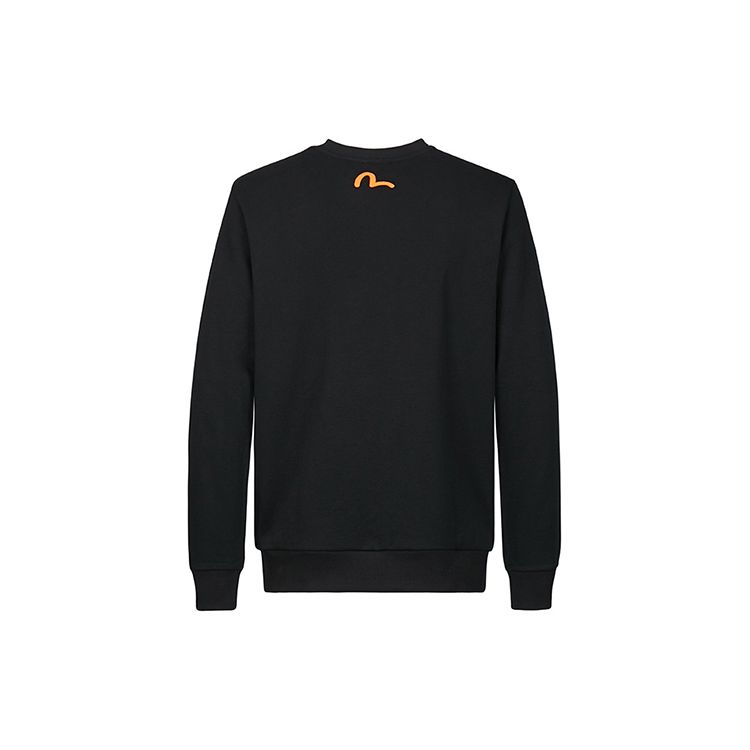 Evisu 19Aw Seagull Print Crewneck Sweatshirt Men Sweatshirt Black 1EAOTM9SW416XX