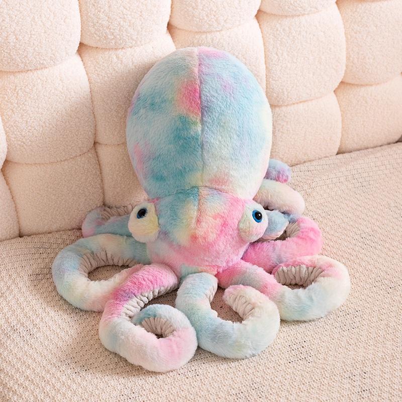 Creative Candy Octopus Marine Organism Super Soft Dolls Throw Pillow Toys Cartoon Dolls Girls Birthday Gifts Home Party Decor