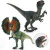 Dilophosaurus Dinosaurs Action Figure Dinosaurs Simulation Toy Dinosaurs Ornaments Gift for Kids