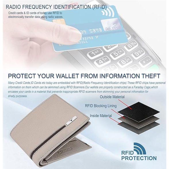 Кошелек из песочно-коричневой кожи для мужчин — фото 5