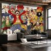 Tapeçaria de Parede Monkey D Luffy de One Piece Pendurado Estético na Parede Manta de Tecido Impresso Tapeçarias Decorativas Para Quarto Sala de Estar Decoração de Casa