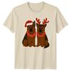 GerUnisex Shepherd Christmas Dogs Holiday Tee Unisex Unisex Graphic Shirt