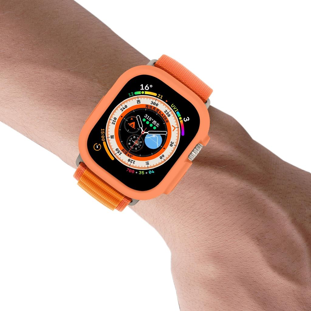 Cover for Apple Watch Ultra3 2 49mm Case All-Round Shockproof TPU Protective Silicone Bumper Scratch-Resistant iwatch ultra 3 49