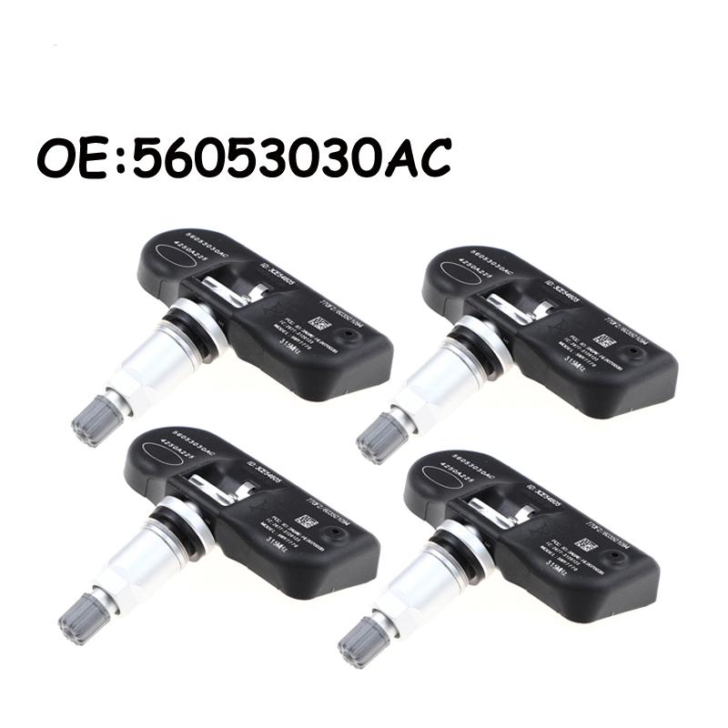 

4 шт./лот 315 МГц для CHRYSLER PACIFICA TOWN & COUNTRY DODGE AVENGER JEEP COMPASS TPMS Датчик контроля давления в шинах 56053030AC