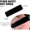 2 PCS Car Seat Belt Cover, Soft Auto Seatbelt Protector For A More Comfortable Driving, Warm Plush Seatbelt Shoulder Neck Pad Cushion Fit For All